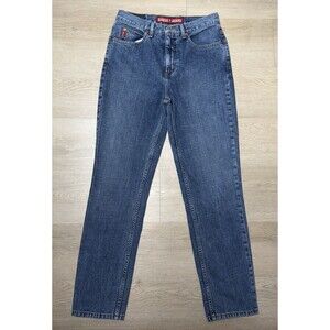 Vintage 1980s Guess Jeans Classic Women's Blue Jeans Size 28x28 Slim Cut Cotton